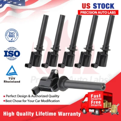 6X Bobinas de encendido DG500 para Ford Escape XLT XLS Five Hundred Taurus SE 3,0 L V6 Foto 1 de 4