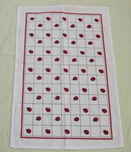 MARIENKÄFER 1x Geschirrtuch 45 x 70 cm Küchentuch Geschirrhandtuch Glück rot vie - Picture 1 of 2