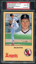 1990 Historic Limited Editions Nolan Ryan Series 2 Baseball #3 PSA 10