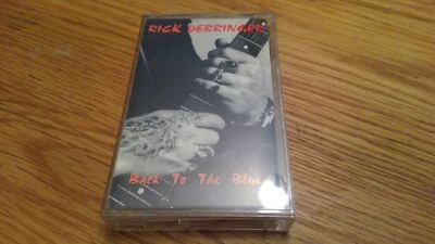 Rick Derringer Back To The Blues Cassette Orig 1993 Blues Masterpiece - Image 1 of 4