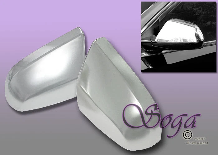 PARA CADILLAC SRX 2010-2016 CUBIERTA DE ESPEJO RETROVISOR LATERAL CROMADA MITAD SUPERIOR 2015 2014 EE. UU. Foto 1 de 1