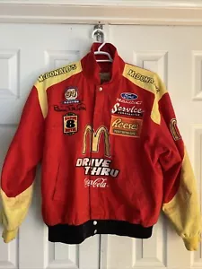 Vintage McDonalds Racing Bill Elliott Winston Cup Champion Nascar Racing Jacket - Picture 1 of 6