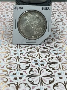 1883 Morgan $1 Silver Dollar US Coin Toning Highlighting Around Rim - Picture 1 of 2