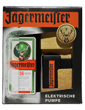 Jägermeister Kräuterlikör 35% Vol. 0,7 l in Geschenk Box mit elektrischer Pumpe