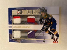 2015-16 ITG In The Game Final Vault 2009-10 Complete Jersey Alexander Burmistrov