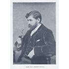 BARRY PAIN English Journalist and Poet - Antique Print 1894