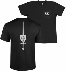 Sigma Chi Servicio Militar Reconocimiento Bella + Lona BOLSILLO Camisa MÁS COLORES - Imagen 1 de 5