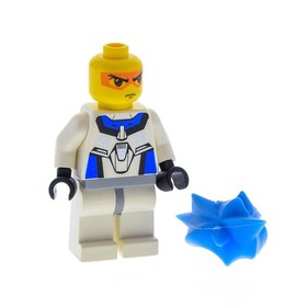 1x Lego Minifigure Exo-Force Hikaru B-Stock Worn White Hair Blue 7709 exf005