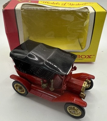 Caja de cerillas vintage AYER - MODELO Y-1 1911 "T" FORD en caja Foto 1 de 4