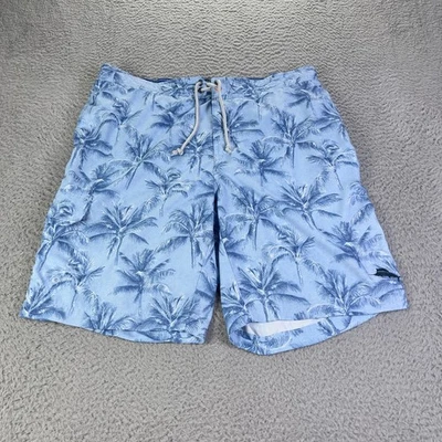 Bañador Tommy Bahama Para Hombre Grande Azul Palmeras AOP Playa Tropical Foto 1 de 4