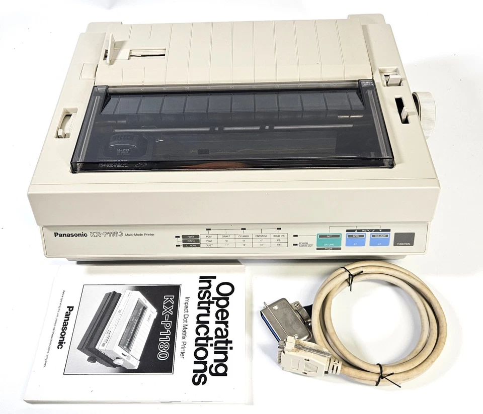松下 KX-P1131 点阵打印机 带电脑电缆,用户手册,带状 — 第 1/4 张图片