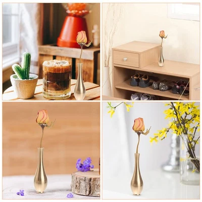  2 Pcs Kleine Blumenvase Modern Blumenarrangementhalter Mini-Blumenvase - Bild 1 von 4