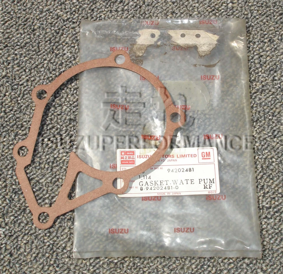 Isuzu 8-94202481-0 Water Pump Gasket Isuzu G200Z 1.949 l & G180 1.817 l engines - Image 1 of 1