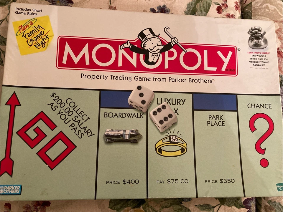 Monopoly Game by Parker Brothers Complete in Good Condition - Image 1 of 4