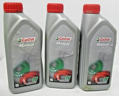 3pk Castrol Manual Bot 328 Fully Synthetic Manual Transmission Fluid 1L Each - Image 1 of 3