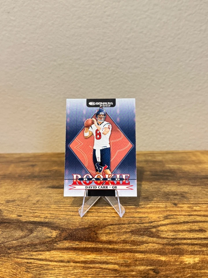 2002 Donruss Rated Rookie David Carr #201 Rookie RC - Image 1 of 2