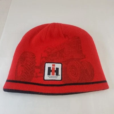 Gorra gorro reversible IH (INTERNATIONAL HARVESTER) Tractor negra roja  Foto 1 de 4