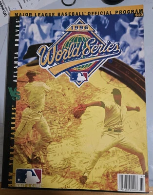 1996 World Series Official Program  New York Yankees vs Atlanta Braves MLB - Image 1 of 4