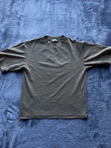 Uniqlo Airism Rundhals T-Shirt Herren Gr. XS dunkelgrün Oversized Baumwollmischung - Bild 1 von 5