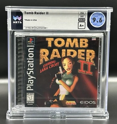Tomb Raider II 2 • WATA 9.6 A+ • 1ª impressão • PlayStation 1 - Imagem 1 de 2