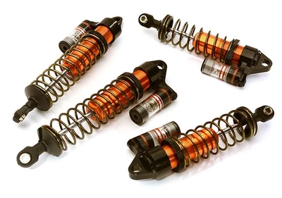 Piggyback Shock Set (4) for Traxxas 1/10 Stampede 2WD & Bigfoot 3760A 3762A - Image 1 of 3