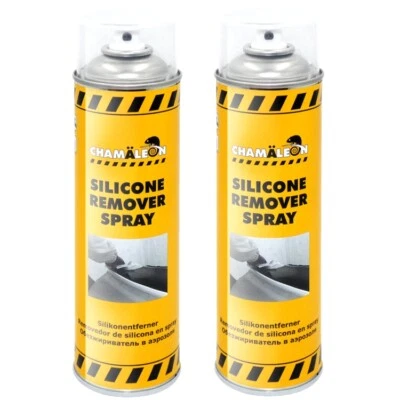 Silikonentferner Spray 2 x 500ml Silikon Entferner Silicone Remover Chamäleon  - Bild 1 von 2