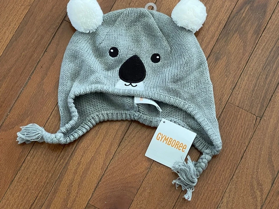 Nuevo Gymboree Niñas Koala Suéter Sombrero Talla 5-7 Foto 1 de 4