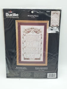AMAZING GRACE gezähltes Kreuzstich-Set kariert BUCILLA NEU IN VERPACKUNG - Bild 1 von 11