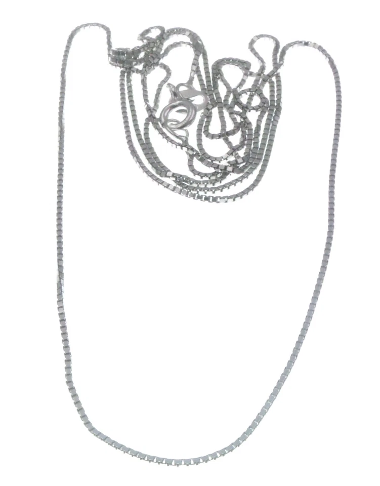 GIOIELLI AURUM Catena Veneziana diam.1 mm in argento rodiato - catenina anallergica