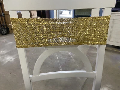 Juego de 10 marcos de silla de lentejuelas  Foto 1 de 2