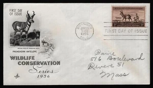 #1078 3c Pronghorn Antelope, Art Craft FDC **ANY 5=FREE SHIPPING** - Picture 1 of 1