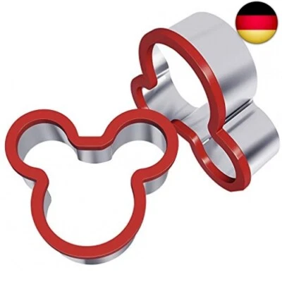 AVANA Edelstahl Ausstechformen Sandwich Cutter Plätzchen Maus Weihnachten  - Bild 1 von 4
