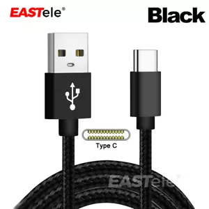 2x Fast Speed Charging USB Type C Data Cable For Samsung Galaxy Huawei LG OPPO - Picture 1 of 2