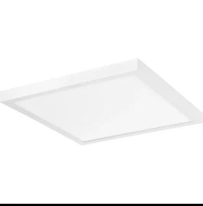Progress Lighting P810021-30 Everlume 14"W Square LED Flush Mount - White - Picture 1 of 9