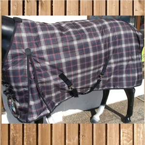Eskadron Ripstop Weidedecke light, Regendecke, wasserdicht, ohne Wattierung Karo - Bild 1 von 1