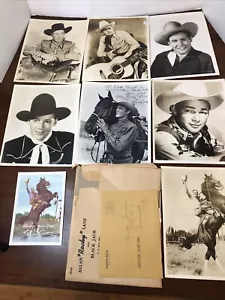 Posten von 7 Vintage Werbefotos aus Western Musik Versandhandel & andere - Bild 1 von 11