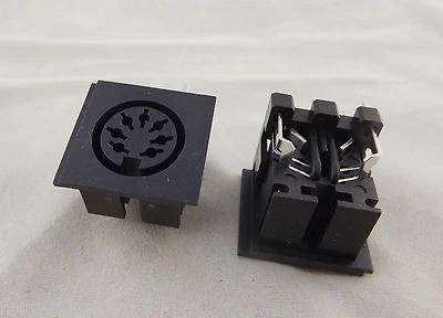 10pcs DIN 7 Pin Circular Jack Female Panel Mount PCB Mount Connector Adapter - Image 1 of 4