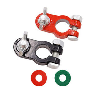 16-18mm Car Battery Cable Terminal Clamps Connectors with Anti-Corrosion Washers