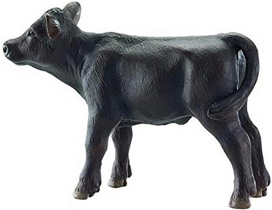 Schleich 13768 Negro Angus Ternero 7CM Animales de Granja - Imagen 1 de 1