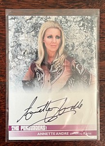 THE PERSUADERS TRADING CARDS ANNETTE ANDRE (AA1) AUTOGRAPH CARD 