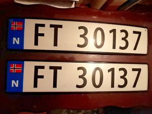 Norway license plates