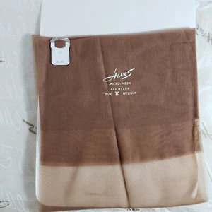 Hanes 115M 10M 1 Pair Stockings Micro-Mesh Garter Vtg - Picture 1 of 3