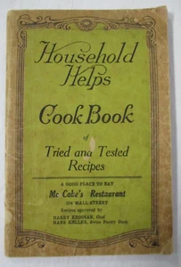 Um 1925 Haushalt hilft KOCHBUCH, polnische Kirche, Kingston, NY, Werbung - Bild 1 von 11