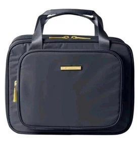 Joy EcoLuxe World Traveler Light and Chic Toiletry Case Black Gold Organizer NEW - Picture 1 of 9