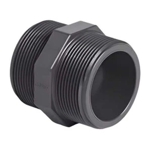uPVC Threaded Hexagon Nipple - Picture 1 of 10