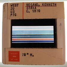 Kenneth Noland Stria 1970 Art 35mm Glass Slide