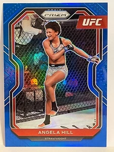 ANGELA HILL 2021 PANINI PRIZM UFC BLUE PRIZM PARALLEL 007 / 199 - Imagen 1 de 3