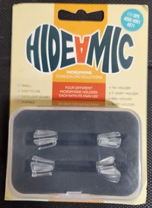 HIDE-A-MIC MICROPHONE CONCEALER CLEAR FOR THE DPA 4060/4061/4071 - SET OF 4 - Picture 1 of 2