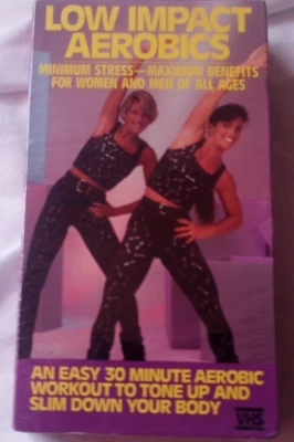 Low Impact Aerobics Factory Sealed VHS Goodtimes Home Video 1986 Linda Welker - Image 1 of 4
