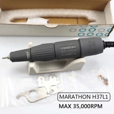 Micromotor eléctrico de laboratorio dental maratón motor pieza de mano para pulir 35 k rpm cv Foto 1 de 4